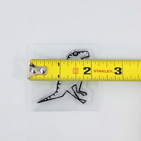 Dinosaur Clear Stamps Imaginisce Snag’em Stamps Crafts Cards Scrapbooking Read - Picture 12 of 13